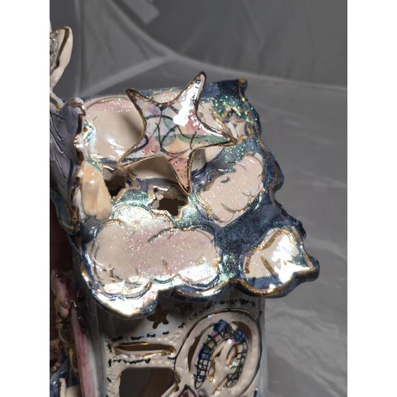 Vtg 2001 Blue Sky Clayworks HEAVENS ANGELS Christmas Decoration Heather Goldminc - Picture 9 of 12